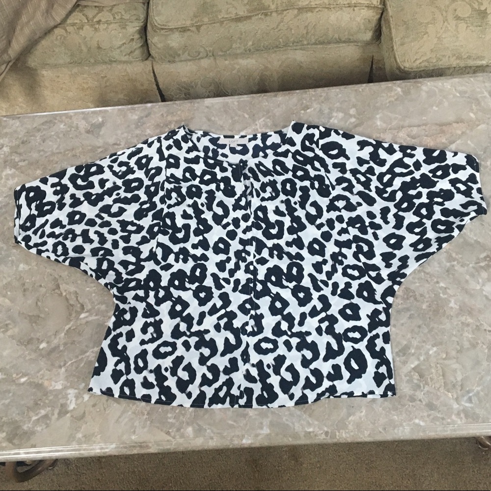 Loft Fashion Short Sleeve Blouse